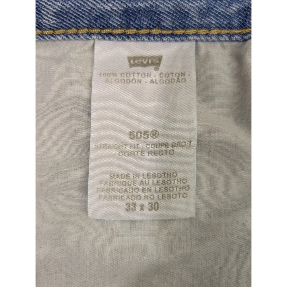 Vintage Levi's 505 Jeans‎ Men's 32x29.5 (Tag 33x30) Blue